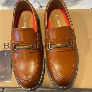 Bruno Marc Kids' Brown Dress Loafers